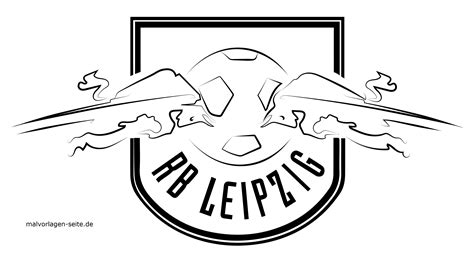 rb leipzig logo ausmalbild